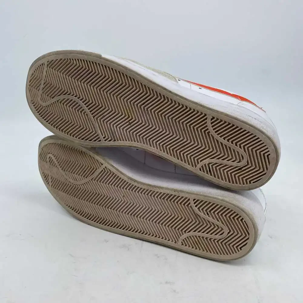 Nike White Orange Platform Blazer Sneakers | Women’s Size 10